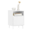 SoBuy FBT124-W Table de Chevet, Table de Nuit, Table d'Appoint, Bout de Canapé