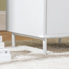 SoBuy FBT124-W Table de Chevet, Table de Nuit, Table d'Appoint, Bout de Canapé