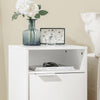 SoBuy FBT124-W Table de Chevet, Table de Nuit, Table d'Appoint, Bout de Canapé
