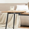 SoBuy FBT127-N Table Basse Table de Salon, Meuble de Salon Design, Structure en métal avec 2 Plateaux