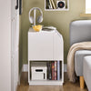 SoBuy FBT136-W Table de Chevet Table de Nuit Bout de Canapé Table d'Appoint Table Téléphone Table de Café Table Basse