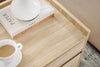 SoBuy FBT153-N Table de Chevet Bout de Canapé Table de Nuit Table d'Appoint Table Basse avec 2 Tiroirs