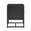 SoBuy FBT156-BR Bout de Canapé, Table de Chevet, Table de Nuit, Table d'Appoint avec 2 Tiroirs