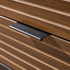 SoBuy FBT156-BR Bout de Canapé, Table de Chevet, Table de Nuit, Table d'Appoint avec 2 Tiroirs