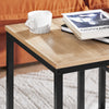 SoBuy FBT42-N Tables Basses Gigognes, Set de 2, Lot de 2 tables d'appoint empilables