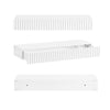 SoBuy FHK38-W Étagère Murale Flottante avec tiroir & éclairage LED à détecteur de Mouvement, pour Chambre, entrée & Salon, à Piles, L60 × P20 × H8 cm, Blanc
