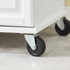 SoBuy FKW100-WN Desserte Roulante Meuble de Rangement à roulettes Chariot de Service Buffet Commode Bahut en Bois