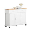 SoBuy FKW116-WN Desserte sur roulettes, Chariot de Cuisine