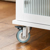 SoBuy FKW120-WN Desserte de Cuisine à roulettes îlot de Cuisine Chariot de Service Buffet Placard Armoire Cuisine