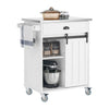 SoBuy FKW121-W Desserte de Cuisine à roulettes Chariot de Service Cuisine 69x46x92 cm