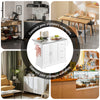 SoBuy FKW41-ST Desserte de Cuisine à roulettes Îlot Central avec Plan de Travail Extensible 2 Tiroirs et Étagères Réglables Chariot Mobile pour Cuisine ou Salle à Manger 130 x 46 (+ 25) x 91 cm