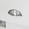 SoBuy FKW62-WN Chariot de Service 1 porte-bouteilles 2 tiroirs