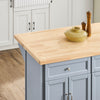 SoBuy FKW71-II-HG Desserte de Cuisine à roulettes, Îlot Central avec Plan de Travail Extensible Chariot Mobile pour Cuisine ou Salle à Manger, Meuble de Cuisine avec Rangement Gris 115x46/71x92 cm