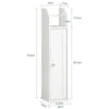 SoBuy FRG135-W Support Papier Toilette Armoir Porte-papier Toilettes Porte Brosse WC