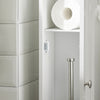 SoBuy FRG135-W Support Papier Toilette Armoir Porte-papier Toilettes Porte Brosse WC