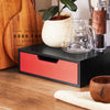 SoBuy FRG179-R Boîte de Rangement à Tiroir pour Capsules de Thé et Café Boîte à Capsules de Café, Boîte à Thé, Boite de Rangement Dosettes, en Bambou