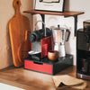 SoBuy FRG179-R Boîte de Rangement à Tiroir pour Capsules de Thé et Café Boîte à Capsules de Café, Boîte à Thé, Boite de Rangement Dosettes, en Bambou