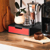 SoBuy FRG179-R Boîte de Rangement à Tiroir pour Capsules de Thé et Café Boîte à Capsules de Café, Boîte à Thé, Boite de Rangement Dosettes, en Bambou