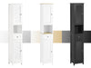 SoBuy FRG236-W Meuble Colonne Salle de Bain Armoire Rangement Haute avec 2 Portes, 1 Tiroir et Niche Ouverte Meuble de Rangement pour Salle de Bain,WC, SDB, Toilette ou Cuisine 32x170x30cm