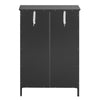 SoBuy FRG238-DG Meuble Bas de Salle de Bain avec Tiroir et Cloison Amovible Meuble de Rangement Buffet Commode