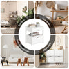 SoBuy FRG258-W Table de Chevet avec 2 tiroirs et étagère, Table de Nuit pour Chambre à Coucher - Meuble de Rangement Moderne L45 x P38 x H55 cm Blanc