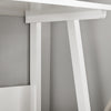 SoBuy FRG60-W Bureau, Table Bibliothèque, étagère style échelle de 2 tablettes