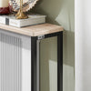 SoBuy FSB19-XL-Z Table Console Table d'appoint Bout de canapé Table d’entrée Cadre et 4 Pieds en Fer