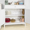 SoBuy FSB26-W Desserte Cuisine Commode Meuble de Rangement Cuisine Buffet