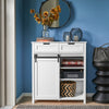 SoBuy FSB74-K-W Meuble Chaussures, Meuble Entrée, Commode Armoire de Rangement