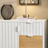 SoBuy FSB91-WN Meuble Chaussures, Commode, Buffet Multifonctionnel pour Entrée avec 3 Tiroirs et 1 Porte