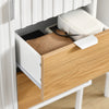 SoBuy FSB91-WN Meuble Chaussures, Commode, Buffet Multifonctionnel pour Entrée avec 3 Tiroirs et 1 Porte