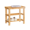 SoBuy FSR02-K-N Banc à chaussures, Etagère à chaussures, Banquette en bambou haute de gamme