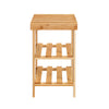 SoBuy FSR02-K-N Banc à chaussures, Etagère à chaussures, Banquette en bambou haute de gamme