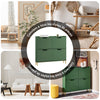 SoBuy FSR100-SY Meuble Chaussure 4 Abattants Meuble à Chaussures d’Entree Armoire à Chaussures Rangement Chaussures Compact Range Chaussures Étroit pour Petite Entrée ou Couloir L100xP19xH91cm Vert
