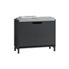 SoBuy FSR151-K-SCH Banc à Chaussures avec 1 Abattants et 1 Coussin