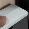 SoBuy FSR151-K-SCH Banc à Chaussures avec 1 Abattants et 1 Coussin