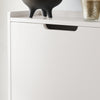 SoBuy FSR151-W Meuble à Chaussures avec 2 Abattants Armoire à Chaussures Commode à Chaussures