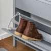 SoBuy FSR152-HG Armoire à Chaussures Commode à Chaussures 2 Abattants Meuble de Rangement à Chaussures