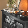 SoBuy FSR152-SCH Armoire à Chaussures, Commode à Chaussures avec 2 Abattants à Chaussures, Meuble d'Entrée, Rangement pour Chaussures