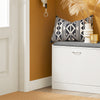 SoBuy FSR16-K-W Banc Armoire à Chaussures 1 abattant avec Coussin Meuble d’entrée Coffre Rangement