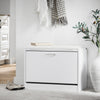 SoBuy FSR16-W Banc Armoire à chaussures Coffre Rangement pour chaussures