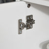 SoBuy FSR174-WN Meuble Chaussure, Rangement Chaussure, Meuble d'Entrée, Commode à Chaussures avec 2 Abattants et 1 Tiroir