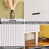 SoBuy FSR177-W Meuble Chaussures d’Entree avec 2 Abattants, Armoire à Chaussures Moderne, Rangement Chaussures Compact, Range Chaussures Étroit pour Petite Entrée ou Couloir 50x19x90cm Blanc