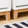 SoBuy FSR192-WN Armoire à Chaussures avec 3 Abattants