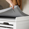 SoBuy FSR23-K-W Banc de Rangement avec coussin rembourré et 2 cubes