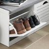 SoBuy FSR62-WBanc de Rangement à Chaussures Armoire Meuble d'entrée