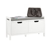 SoBuy FSR63-W Banc de Rangement Commode à Chaussure