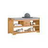SoBuy FSR75-N Étagère à Chaussures avec tiroir, Banquette Siège pour chausser
