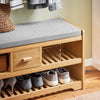 SoBuy FSR75-N Étagère à Chaussures avec tiroir, Banquette Siège pour chausser