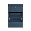 SoBuy FSR78-B Meuble Chaussure Rangement Chaussure avec 2 Abattants, Armoire à Chaussures Entrée, Meuble à Chaussures, Range Chaussures 8 Paires, pour Couloir, Entrée, 54x24x83 cm, Bleu